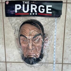 TRICK OR TREAT THE PURGE ABE LINCOLN HALLOWEEN MASK COSTUME NEW